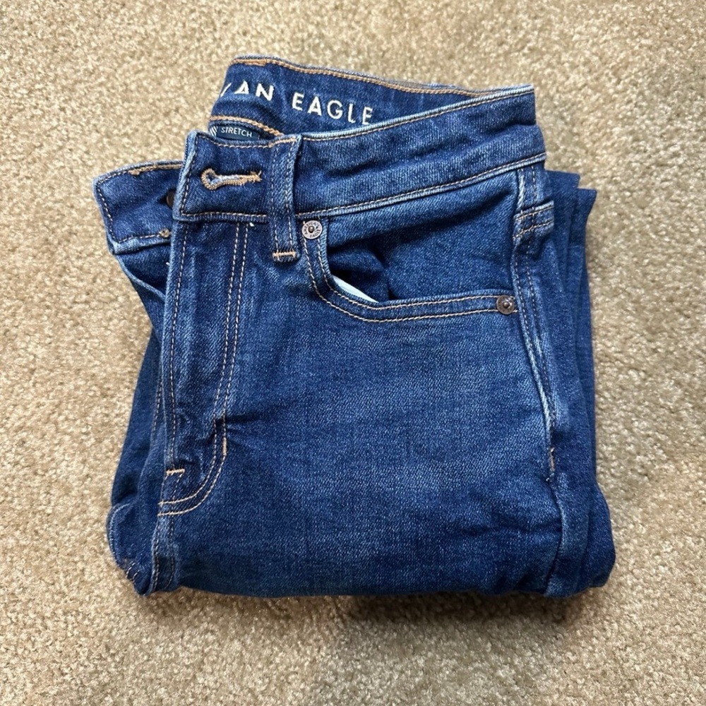 American Eagle Outfitters Dark Blue Skinny Jeans